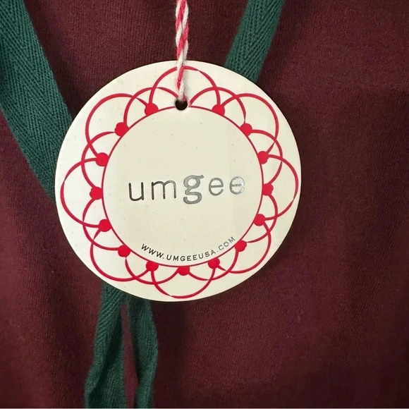 Umgee Women's Long Sleeve 2 Toned Colorblock Hooded Pullover Size L NWT - Picture 5 of 8